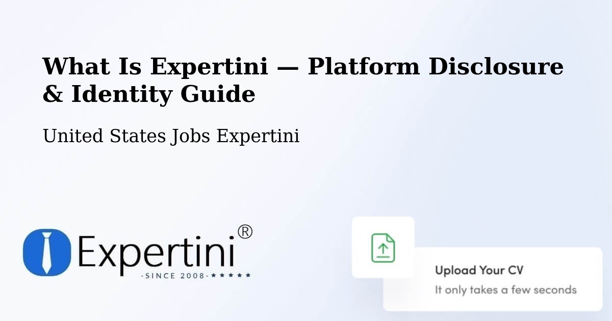 What Is Expertini — Platform Disclosure & Identity Guide – Brooklet